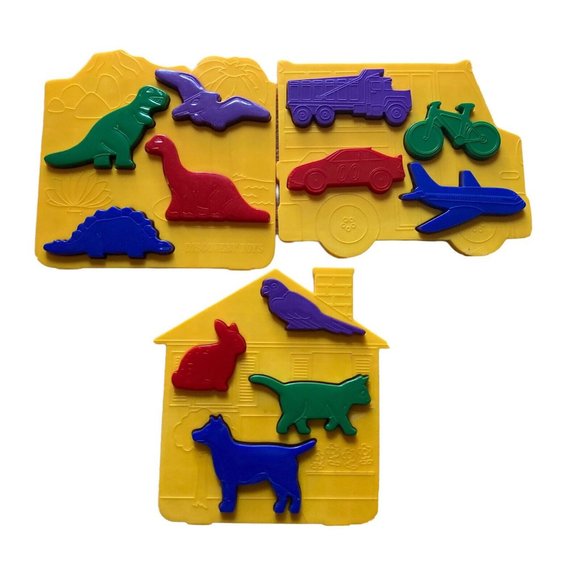 Discovery Toys Toys Discovery Toys Place Trace Puzzle Stencil Shape